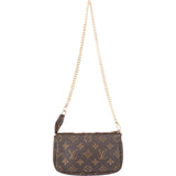 Louis Vuitton Monogram Canvas Mini Pochette Accessoires Shoulder Bag