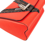 Louis Vuitton Red Epi Leather Monogram Canvas Twist MM Crossbody Bag