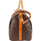 Louis Vuitton Monogram Canvas Keepall 50 Bandoulière Travel Bag