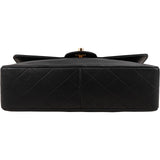 Chanel Quilted Lambskin 24K Gold Single Flap Shoulder Bag