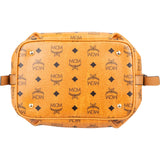 MCM Monogram Visetos Heritage Drawstring Bucket Crossbody Bag