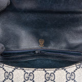 Gucci Monogram GG Supreme Horsebit Crossbody Bag
