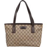 Gucci Monogram GG Supreme Small Tote Shoulder Bag