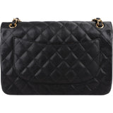 Chanel Quilted Caviar Leather Jumbo Double Flap Crossbody Bag