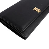 Burberry Grained Leather TB Wallet on a Chain Crossbody Bag
