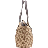 Gucci Monogram GG Canvas Abbey Tote Shoulder Bag