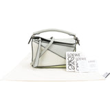 Loewe Tricolor Green Puzzle Mini Crossbody Handbag