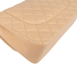 Chanel Quilted Lambskin Jumbo Double Flap Crossbody Bag