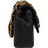 Chanel Quilted Lambskin Small 24K Gold Single Flap Crossbody Bag