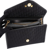 Christian Dior Oblique Monogram Canvas Jacquard Vintage Flap Shoulder Bag
