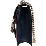 Gucci Tricolor Leather Dionysus Crystal Snake Small Crossbody Bag
