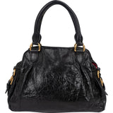 Miu Miu Vitello Lux Small Padlock Handbag