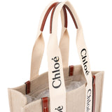 Chloé Canvas Woody Medium Shoulder Bag