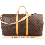 Louis Vuitton Monogram Canvas Keepall 60 Bandoulière Travel Bag