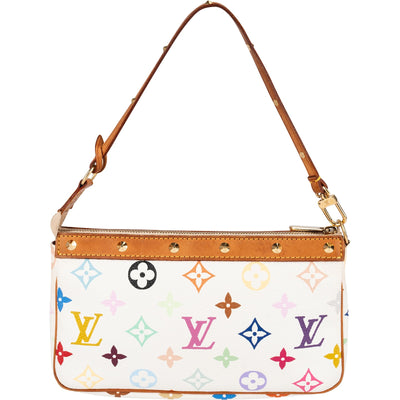 Louis Vuitton Monogram Murakami Multicolor Canvas Pochette Accessoires Handbag