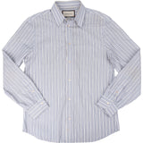 Gucci Light Blue Vertical Striped Longsleeve Blouse (IT40)