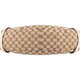 Gucci Monogram GG Canvas Abbey  Hobo Shoulder Bag