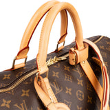 Louis Vuitton Monogram Canvas Keepall 50 Bandoulière Travel Bag