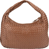 Bottega Veneta Brown Intrecciato Leather Belly Hobo Shoulder Bag