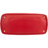 Prada Red Saffiano Leather Galleria Tote Handbag
