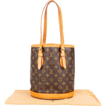 Louis Vuitton Monogram Canvas Bucket PM Shoulder Bag - vintageandkickz