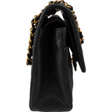 Chanel Quilted Lambskin 24K Gold Medium Double Flap Shoulder Bag