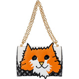 Louis Vuitton Monogram Canvas Epi Leather Catogram Cat Shoulder Bag