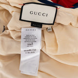 Gucci Tricolor Silk Embroided Bee Longsleeve Blouse (IT40)