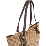 Gucci Monogram GG Canvas Interlocking G Tote Shoulder Bag