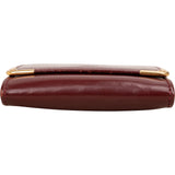 Cartier Bordeaux Leather Mini Coin Wallet