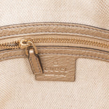 Gucci Metallic Leather Soho GG Shoulder  Bag