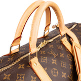 Louis Vuitton Monogram Canvas Keepall 60 Bandoulière Travel Bag