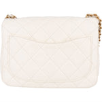 Chanel Quilted Lambskin Mini Rectangular Single Flap Adjustable Crossbody Bag - vintageandkickz