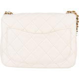 Chanel Quilted Lambskin Mini Rectangular Single Flap Adjustable Crossbody Bag - vintageandkickz