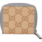 Gucci Monogram GG Canvas Zip Around Coin Wallet