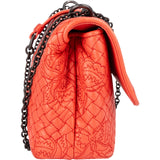 Bottega Veneta Nappa Leather Butterfly Embroidered Olimpia Crossbody Bag