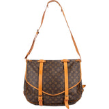 Louis Vuitton Monogram Canvas Saumur 43 Crossbody Bag