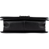 Chanel Chevron Calfskin Palladium Medium Boy Single Crossbody Bag