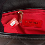Chanel Quilted Lambskin Chain Spellout Letters Single Flap Crossbody Bag