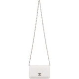 Chanel Quilted Caviar Leather Filigree Coco Wallet on Chain Crossbody Bag
