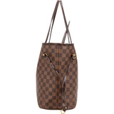 Louis Vuitton Monogram Damier Ebene Neverfull MM Shoulder Bag