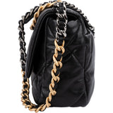 Chanel 19 Quilted Lambskin Single Flap Crossbody Bag
