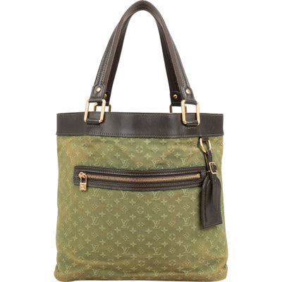 Louis Vuitton Monogram Mini Lin Canvas Lucille Handbag