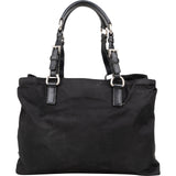 Prada Nylon Triangle Tote Shoulder Bag