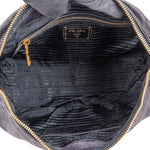 Prada Black Vitello Leather City Handbag - vintageandkickz