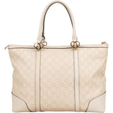 Gucci Guccissima Leather Lovely Heart Tote Handbag