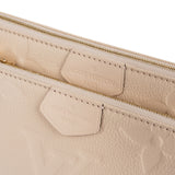 Louis Vuitton Monogram Empreinte Leather Multi Pochette Accessoires Crossbody Bag