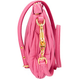 Miu Miu Matelassé Nappa Leather Clutch Crossbody Bag