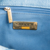 Chanel 19 Quilted Denim Single Flap Crossbody Bag