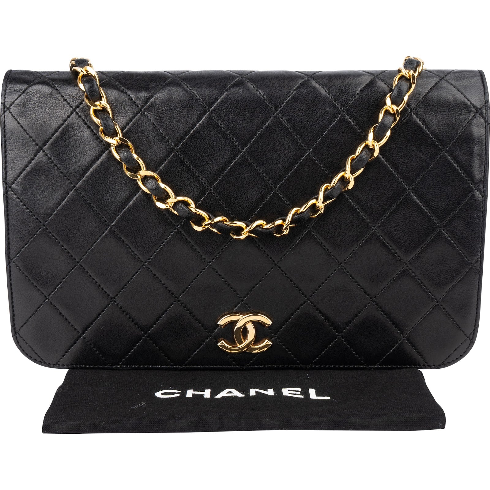 [🔄️B08 / F14] Chanel Quilted Lambskin Medium Double Flap Crossbody Bag - vintageandkickz